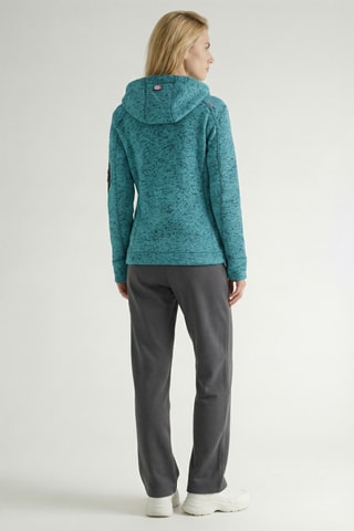 Felpa con cappuccio Telectrana - Turchese melange