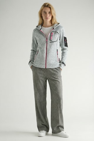 Felpa con cappuccio Telectrana - Bianco melange