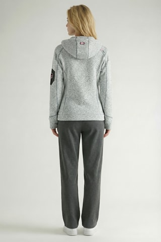 Felpa con cappuccio Telectrana - Bianco melange