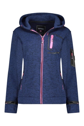 Felpa con cappuccio Telectrana - Navy melange