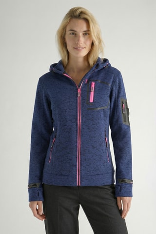 Felpa con cappuccio Telectrana - Navy melange