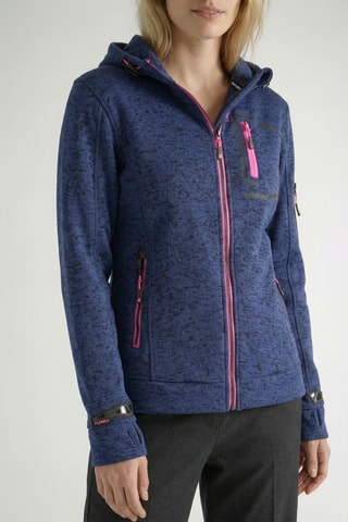 Felpa con cappuccio Telectrana - Navy melange