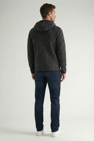 Pile con cappuccio Tiparniana - Nero