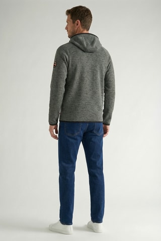 Pile con cappuccio Tiparniana - Grigio scuro