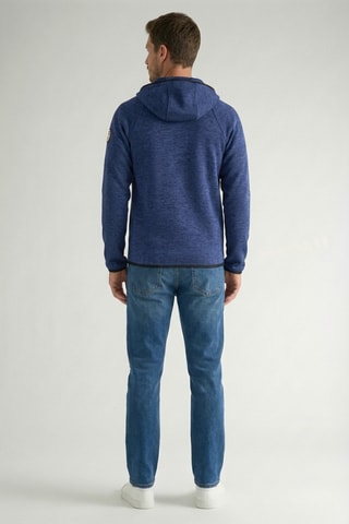 Pile con cappuccio Tiparniana - Navy