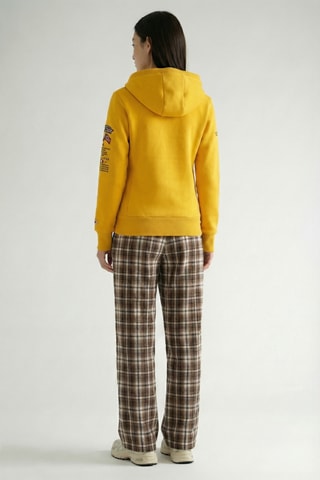 Felpa con cappuccio Gymana - Giallo