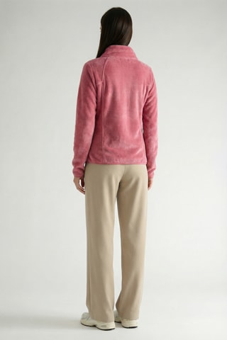 Giacca in pile con cappuccio Uternel - Rosa cipria