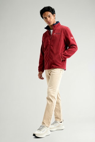 Giacca in pile Uranium - Bordeaux