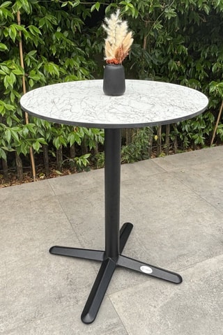 Mesa de jardín redonda Bistro - 60 x 74 cm