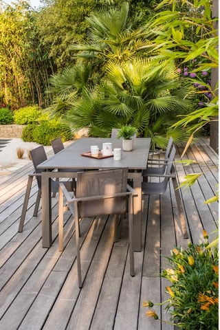 Mesa extensible de 6 plazas Zahara - 180/240 x 100 x 77 cm