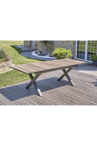 Mesa extensible de 8/10 plazas Floride - 180/240 x 77 x 100 cm