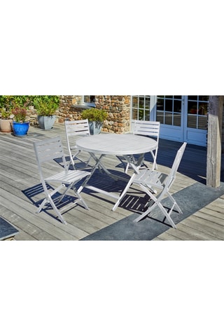 Conjunto de jardín Marius redondo - 4 plazas