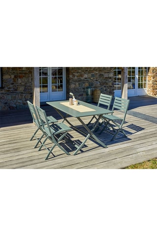 Conjunto de jardín plegable Marius - 4 plazas