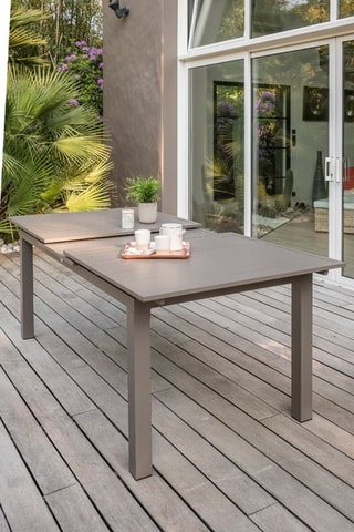 Conjunto de jardín Zahara - 6/8 plazas - Mesa extensible