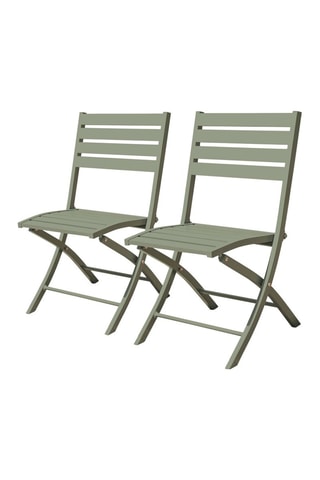 Conjunto de jardín plegable Marius - 2 plazas