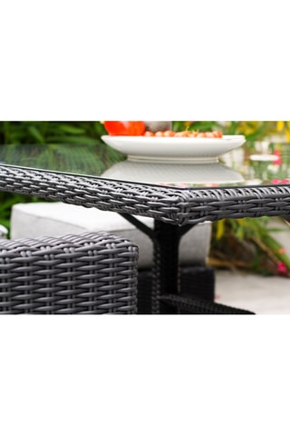 Salón de jardín con funda Oceane - 8 plazas