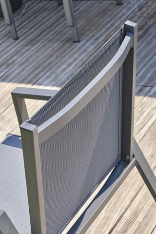 Sillón de jardín apilable Floride - Antracita