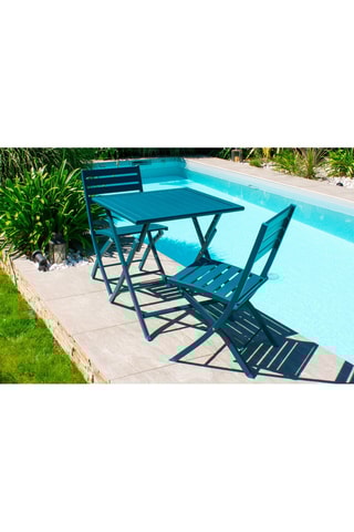 Conjunto de jardín plegable Marius - 2 plazas