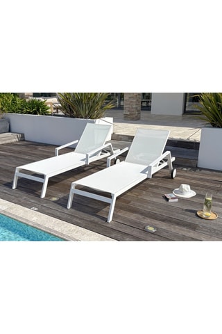 2 tumbonas Ibiza - 210 x 75 x 50 cm