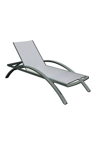 Tumbona apilable Barcelona - 195 x 32 x 74 cm