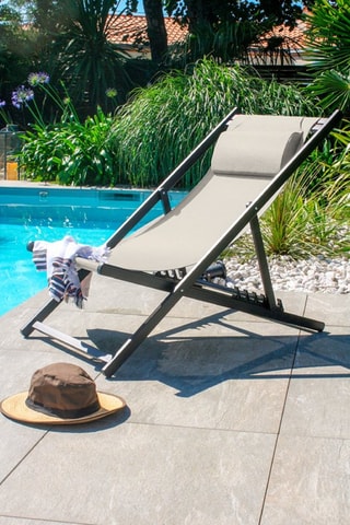 2 tumbonas Julia - 93/102 x 58 x 100/79 cm