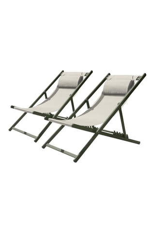 2 tumbonas Julia - 93/102 x 58 x 79/100 cm