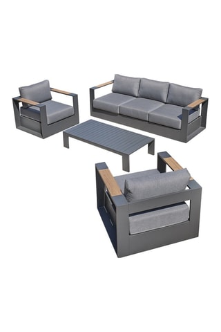 Salón de jardín Mandelieu - 5 plazas