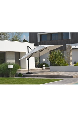 Sombrilla lateral Sevilla - Diámetro de la lona: 4 m