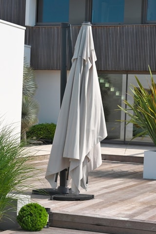 Sombrilla lateral Sevilla - Diámetro de la lona: 4 m