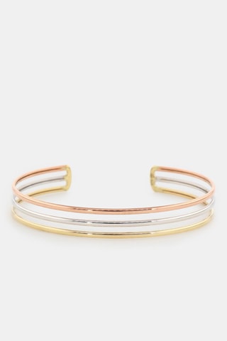 Jonc Classic Tricolour - Or blanc, doré rose et jaune