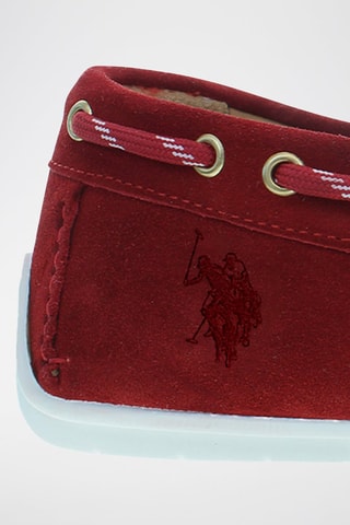 Nubuck Mocassins River - Rood