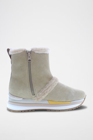 Nubuck Boots Beige