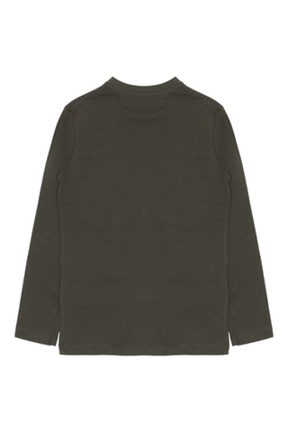 T-shirt - Donkerkaki en Geel