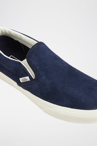 Slip-on en nubuck Classic - Bleu foncé - Vans