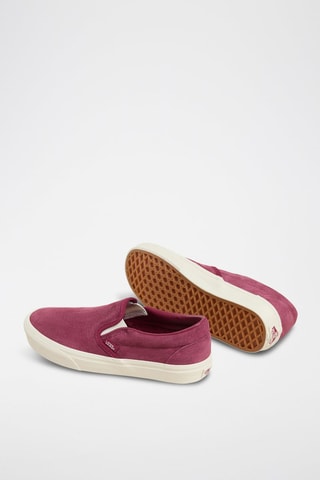 Slip-on en nubuck Classic - Rouge - Vans