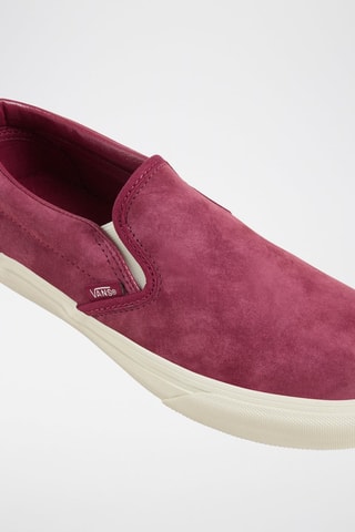Slip-on en nubuck Classic - Rouge - Vans