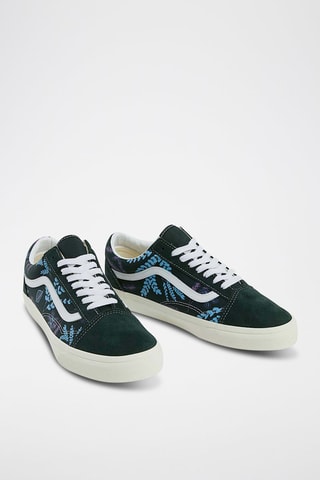 Baskets en cuir Old Skool - Noir - Vans