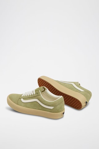 Baskets en nubuck Old Skool - Vert olive - Vans