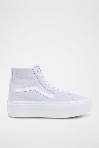 Baskets montantes plateformes en nubuck SK8-Hi Tapered Stackform - Ciel - Vans