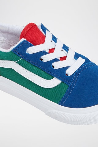 Baskets en cuir Old Skool - Bleu cobalt - Vans