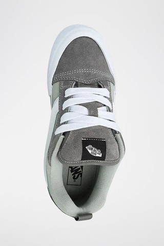 Baskets en cuir Knu Skool - Gris - Vans