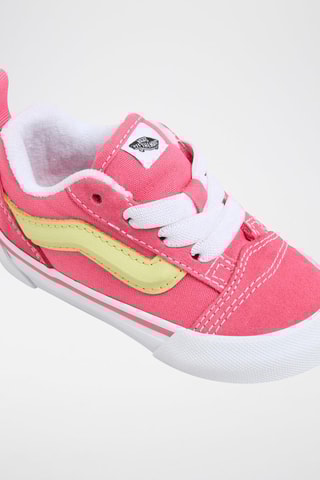 Sneakers en cuir Knu Skool Elastic Lace - Rose - Vans