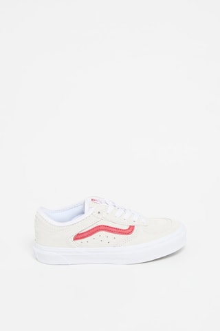 Baskets en nubuck UY Rowley Classic - Blanc et rouge - Vans