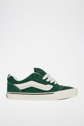 Baskets en cuir Knu Skool - Vert foncé - Vans