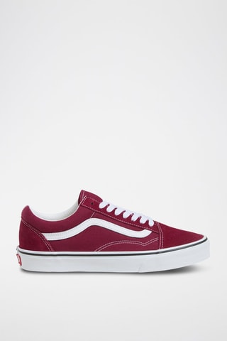 Baskets en cuir Old Skool - Bordeaux - Vans