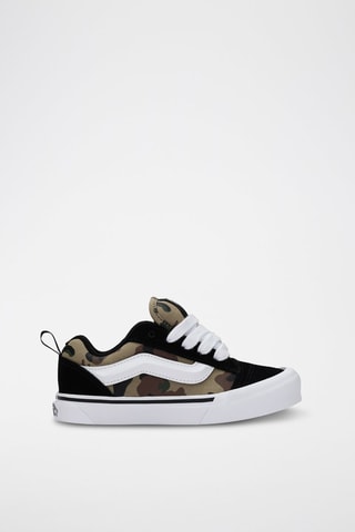 Baskets en cuir Knu Skool - Noir - Vans