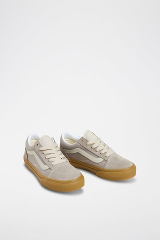 Baskets en cuir Old Skool - Gris - Vans