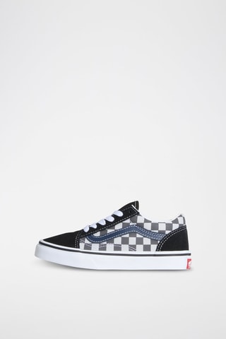 Baskets en cuir Old Skool - Bleu foncé - Vans