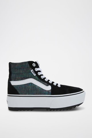 Baskets montantes plateformes en nubuck Filmore - Noir - Vans