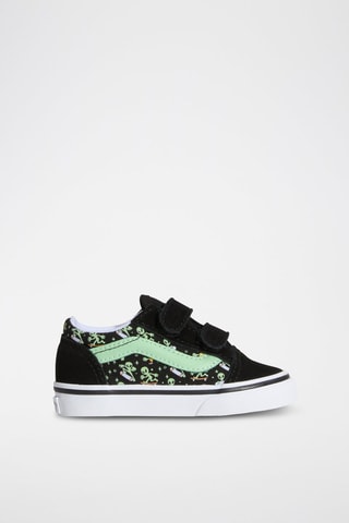 Baskets en cuir Old Skool V - Noir - Vans